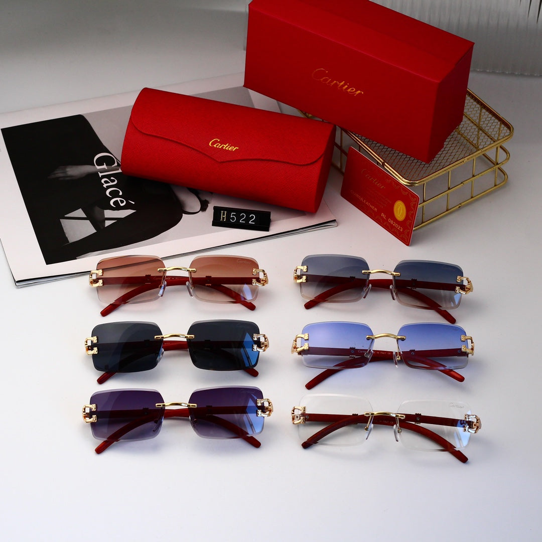 Stylish frameless sunglasses
